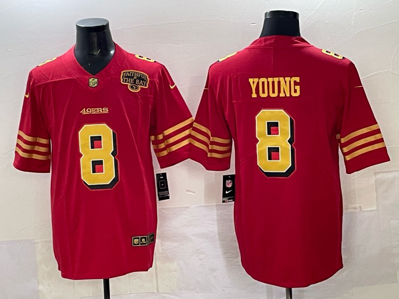Men Nike San Francisco 49ers #8 Young Red Limited NFL 2025 Jersey 0029